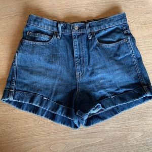 GAP high rise Jean shorts